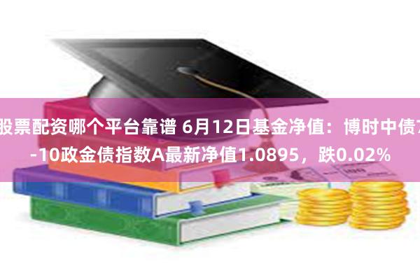 股票配资哪个平台靠谱 6月12日基金净值：博时中债7-10政金债指数A最新净值1.0895，跌0.02%