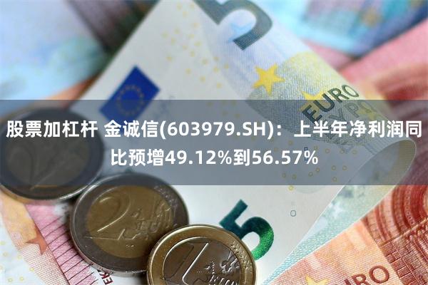 股票加杠杆 金诚信(603979.SH)：上半年净利润同比预增49.12%到56.57%