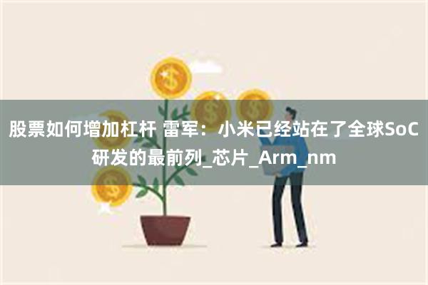 股票如何增加杠杆 雷军：小米已经站在了全球SoC研发的最前列_芯片_Arm_nm